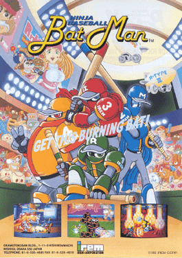 Ninja Baseball Bat Man background