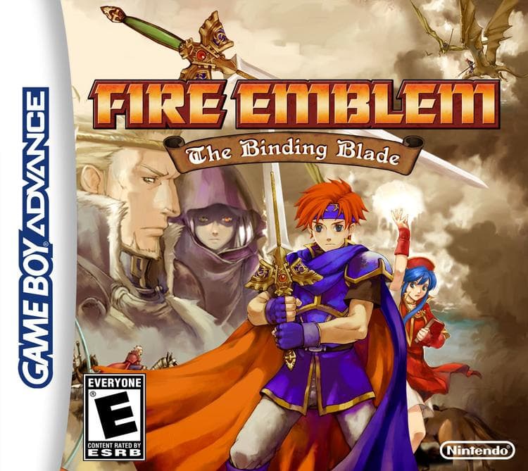 Main permainan retro Fire Emblem: The Binding Blade secara dalam talian dan percuma di emulator kami Game Boy Advance