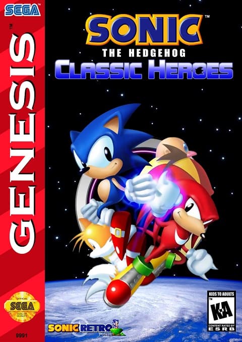 Sonic Classic Heroes background