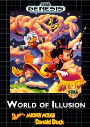 Play World of Illusion Starring Mickey Mouse and Donald Duck retro games online for free in our Sega Genesis emulator
