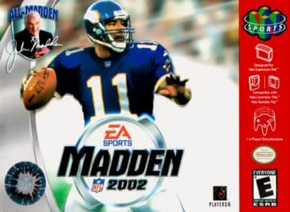 Gioca a Madden NFL 2002 e altri giochi retrò online gratuitamente nel nostro Nintendo 64 emulatore