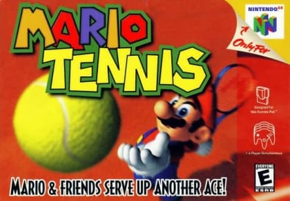 Main permainan retro Mario Tennis secara dalam talian dan percuma di emulator kami Nintendo 64