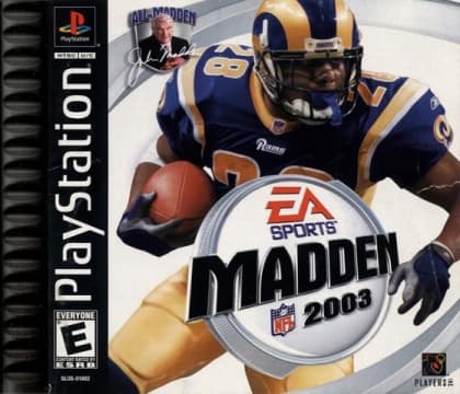 当社のプレイステーションエミュレータでマッデン NFL 2003のレトロゲームを無料でオンラインプレイ