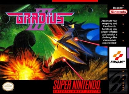 Play Gradius III retro games online for free in our SNES emulator