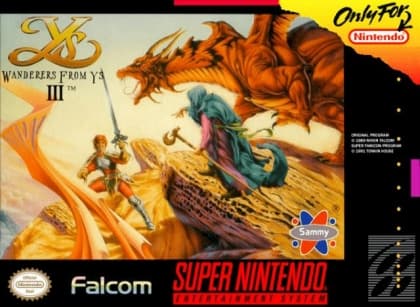 Play Ys III: Wanderers from Ys retro games online for free in our SNES emulator
