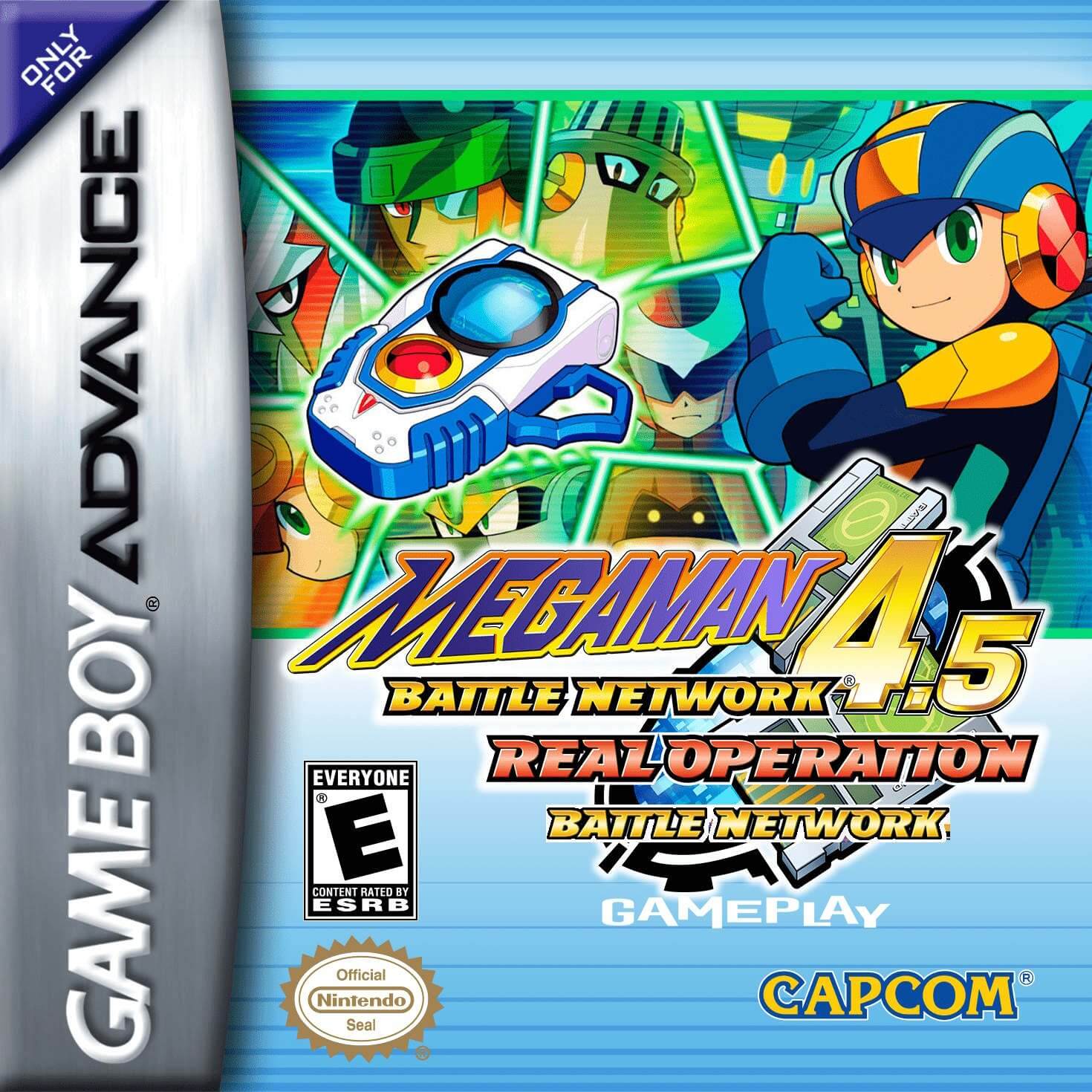 Mainkan game retro Mega Man Battle Network 4.5 Real Operation online gratis di emulator kami Game Boy Advance