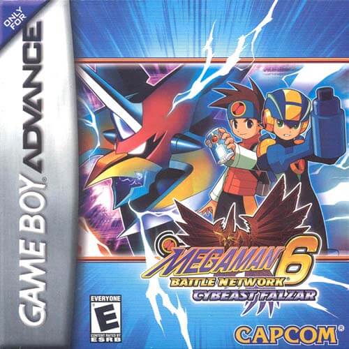 Mainkan game retro Mega Man Battle Network 6: Cybeast Falzar online gratis di emulator kami Game Boy Advance