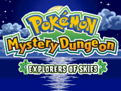 Pokémon Mystery Dungeon: Explorers of Skies kostenlos in unserem Nintendo DS Emulator spielen
